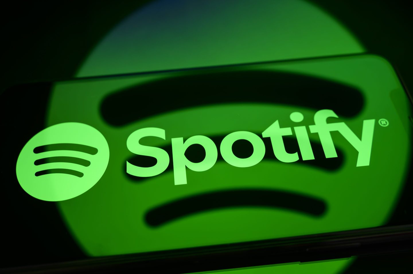 Spotify app interface showing artist profile with AI Personas label
