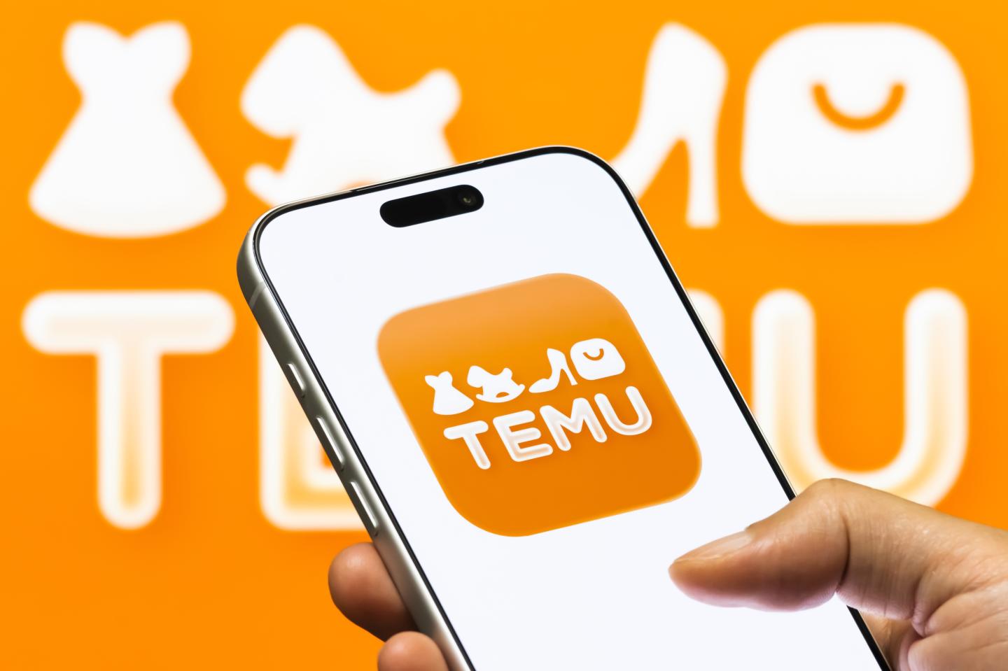 Illustration of a fabricated Instagram influencer promoting a Temu product