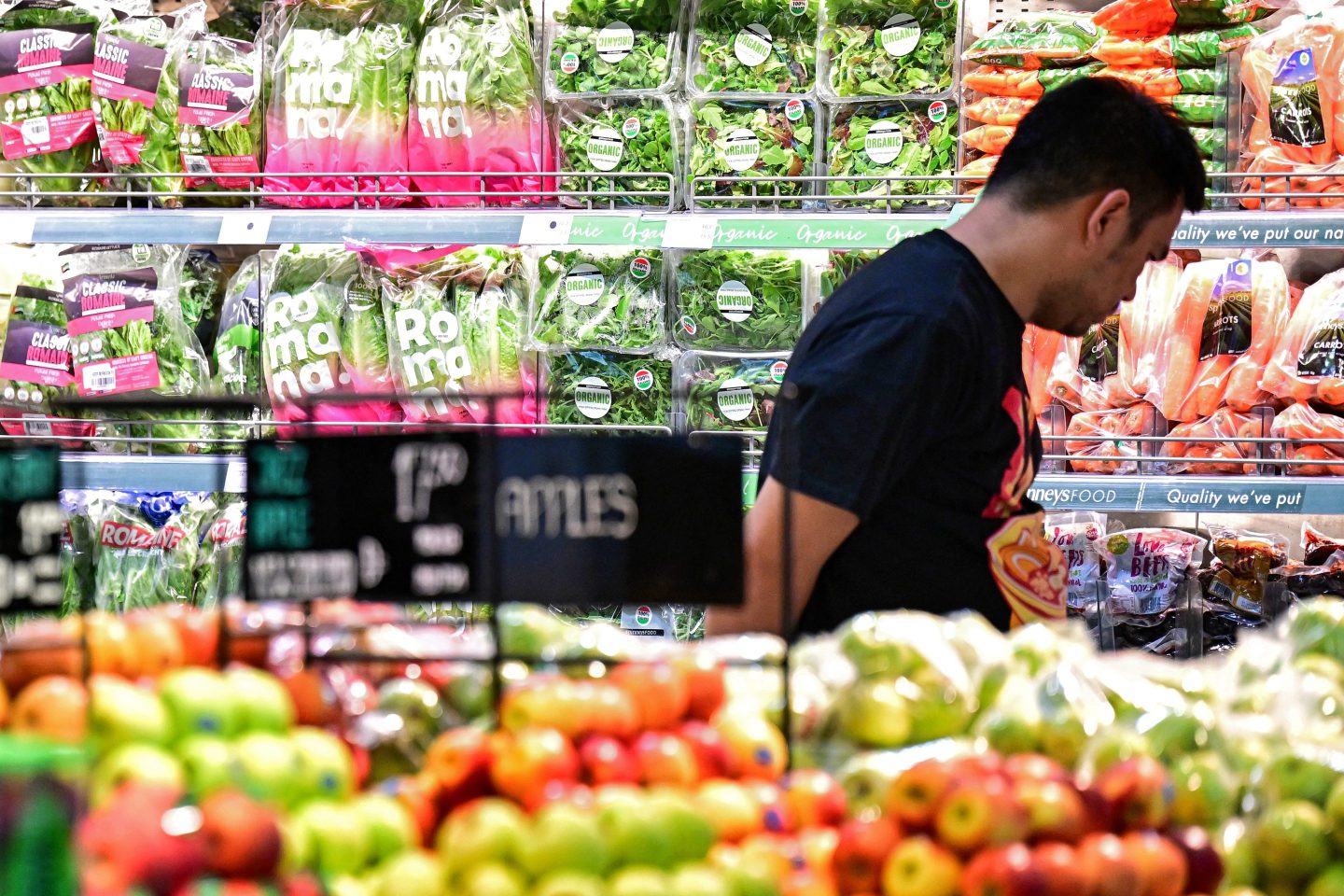Digital price tag illustrating personalised pricing based on consumer data