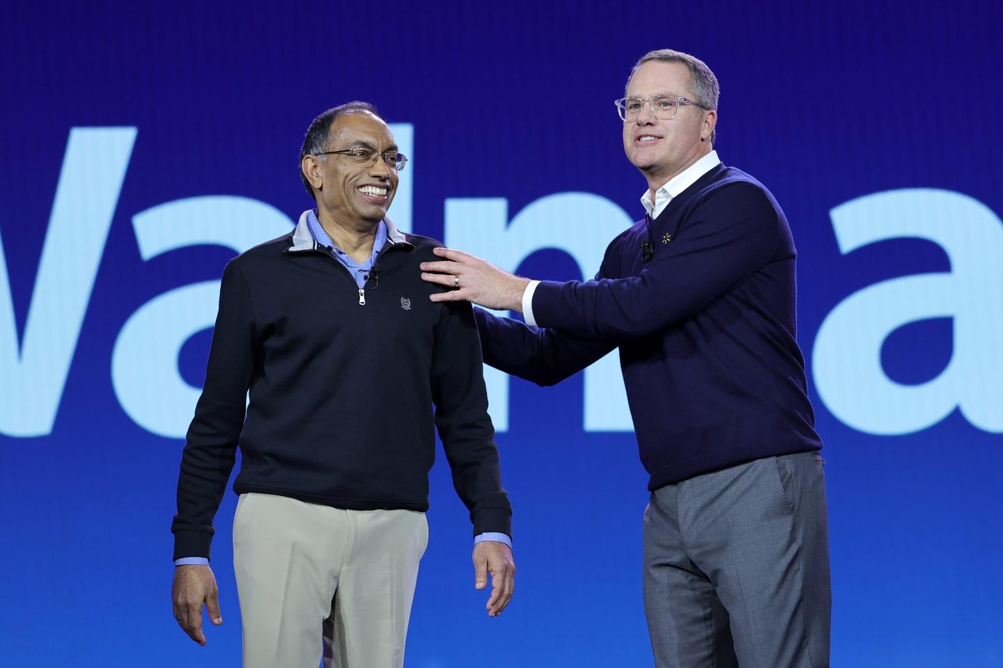 Silhouette of a chief technology officer standing before a digital AI network