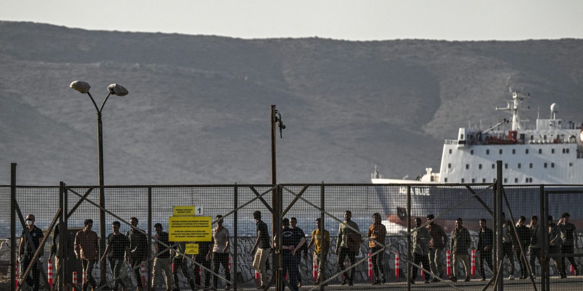 European ministers discussing migrant return hubs in Copenhagen