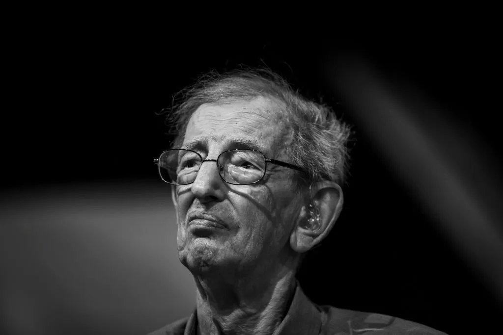 Portrait of historian Eric Hobsbawm in his later years